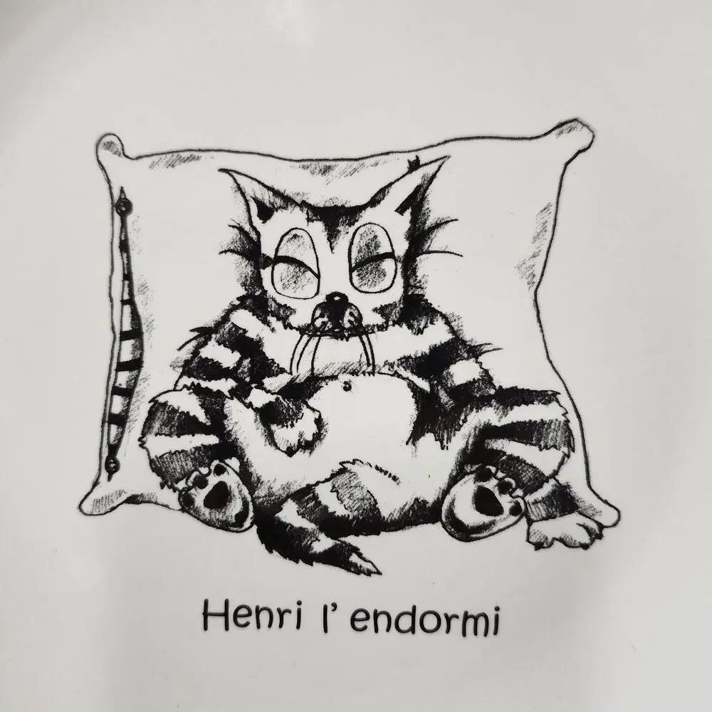 Vtg Armand le gourmand & Henri l endormi Cats of Paris By Kiss That Frog